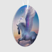Pegasus met Regenboog Ornament (voorkant)
