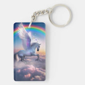 Pegasus met Regenboog Sleutelhanger (achterkant)