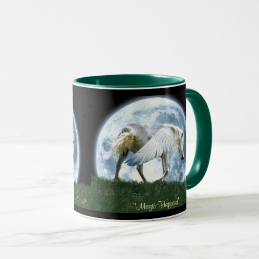 PEGASUS & MOON Fantasy Art Mok (Voorkant rechts)