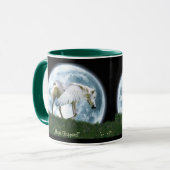 PEGASUS & MOON Fantasy Art Mok (Voorkant links)