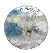 Pegasus Mythical Unicorn Flying Horse Dartbord (Voorkant)