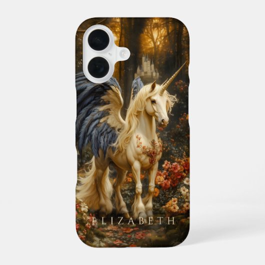 Pegasus-mythologie iPhone 16 Hoesje (Achterkant)