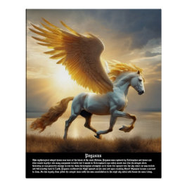 Pegasus Mythologie Perfect Poster