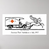 Pegasus op het werk voor de bondgenoten - WWI Poster (Voorkant)
