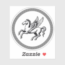 Pegasus op maat gesneden vinyl sticker