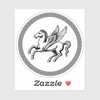 Pegasus op maat gesneden vinyl sticker