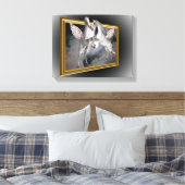 Pegasus paarden uit de grenzen van Fantasy Canvas Afdruk (Insitu (Slaapkamer))