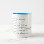 Pegasus Pilates Plus-mok Tweekleurige Koffiemok (Center)