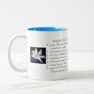 Pegasus Pilates Plus-mok Tweekleurige Koffiemok