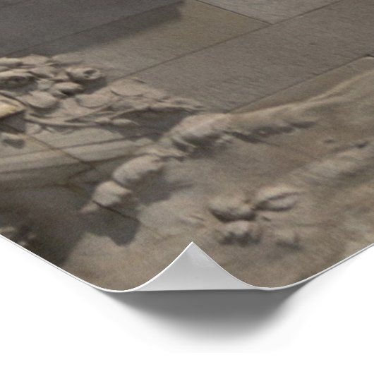 Pegasus Pont Alexandre standskulptur Paris Pont Poster (Hoek)