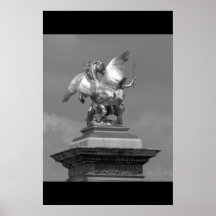 Pegasus Pont Alexandre statue skulptur Paris Pont