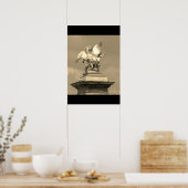 Pegasus Pont Alexandre statue skulptur Paris Pont Poster (Keuken)