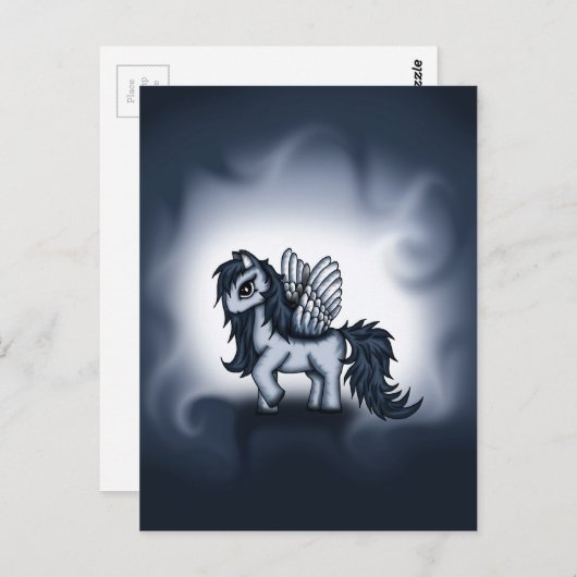Pegasus Pony Briefkaart (Voorkant / Achterkant)