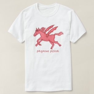 Pegasus Posse (diverse stijlen) White Mannen T-shirt