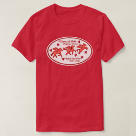 Pegasus Posse Ruby Reünie t-shirt (Kardinaalrood)