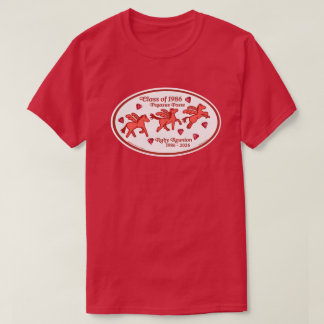 Pegasus Posse Ruby Reünie t-shirt (Kardinaalrood)