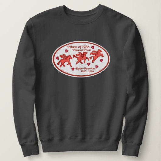 Pegasus Posse Ruby Reünie  Trui (Design voorkant)