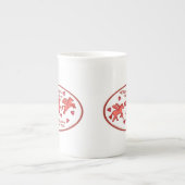 Pegasus Posse Ruby Reunion Bone China  Porselein Kop (Voorkant)