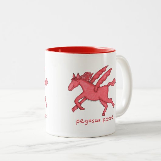 Pegasus Posse Two-Tone Mok (Voorkant rechts)