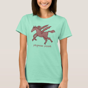 Pegasus Posse Women's Ringer T-shirt