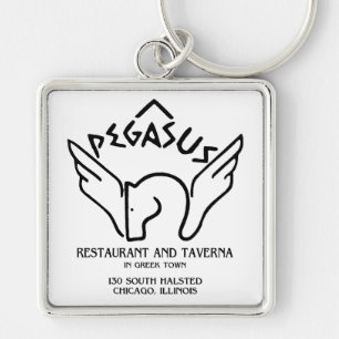 Pegasus Restaurant en Taverna, Chicago, IL Sleutelhanger