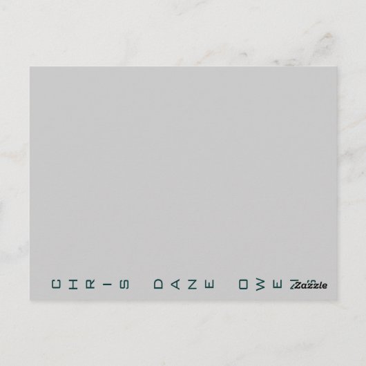 Pegasus Rider - CDO Briefkaart (Achterkant)