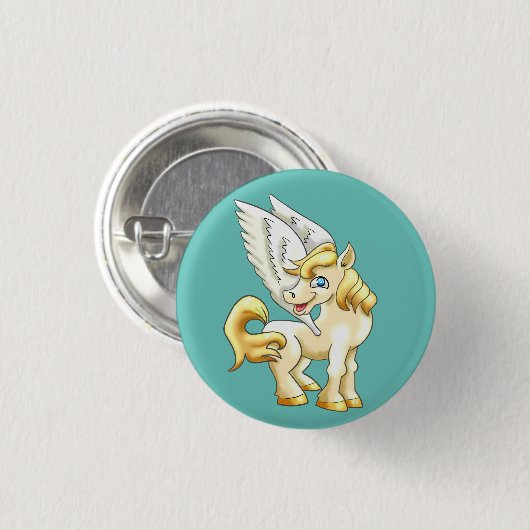 Pegasus Ronde Button 3,2 Cm (Voorkant /achterkant)