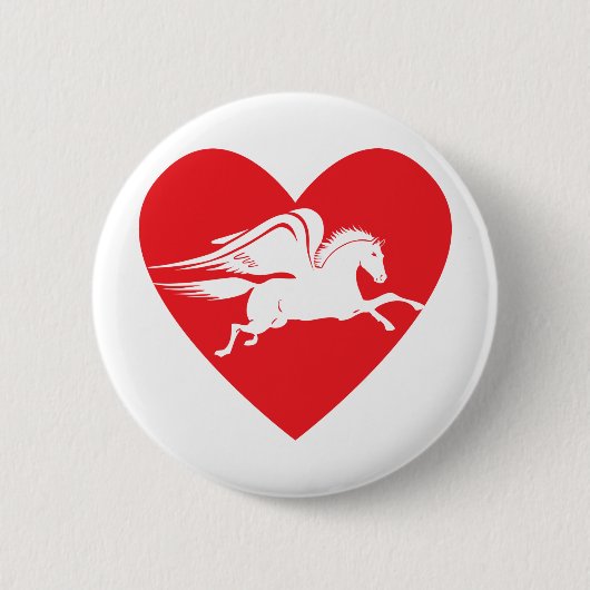Pegasus Ronde Button 5,7 Cm (Voorkant)