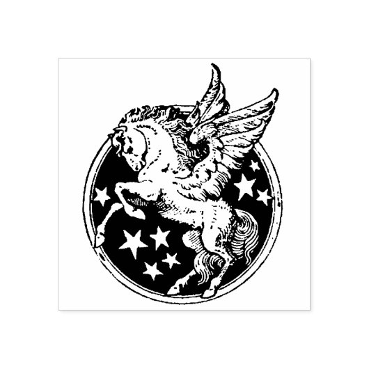 Pegasus Rubber Stamp Rubberstempel (Afrduk)
