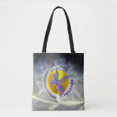 Pegasus Silver Arc met Golden Sun Tote Bag (Voorkant)