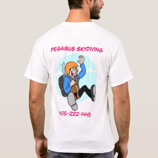 Pegasus Skydiving T-shirt (Achterkant)