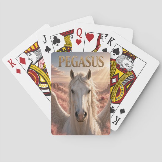 Pegasus speelkaarten, pokerkaarten (Achterkant)