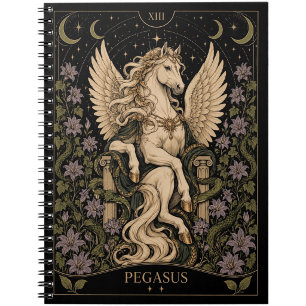 Pegasus, Starlit Tarot Kunst Notitieboek
