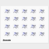 Pegasus-Sticker Ronde Sticker (Vel)
