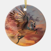 Pegasus Sunset Horse Ornament (Voorkant)