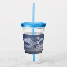 Pegasus tijdens de vlucht acryl drinkbeker