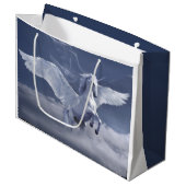 Pegasus tijdens de vlucht groot cadeauzakje (Voorkant Gekanteld)