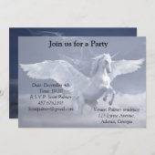 Pegasus tijdens de vlucht kaart (Voorkant / Achterkant)