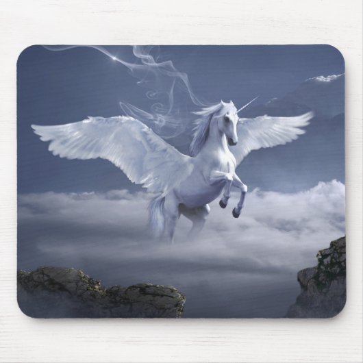 Pegasus tijdens de vlucht muismat (Voorkant)