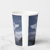 Pegasus tijdens de vlucht papieren bekers (Rechts)