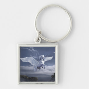 Pegasus tijdens de vlucht sleutelhanger