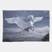 Pegasus tijdens de vlucht theedoek (Horizontaal)