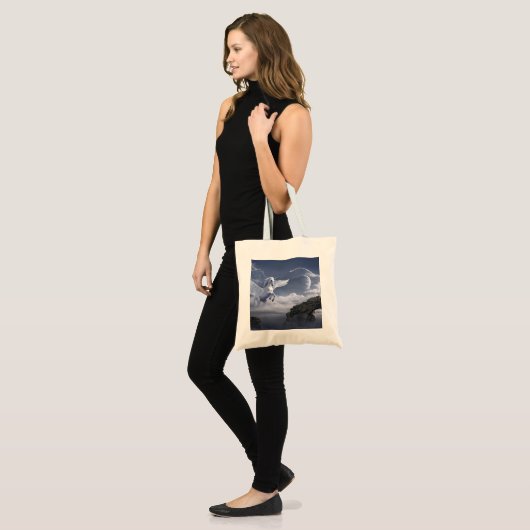 Pegasus tijdens de vlucht tote bag (Voorkant (model))