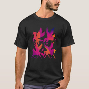 Pegasus Unicorns Horses Mythische Creatinine Pegas T-shirt
