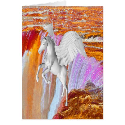 Pegasus Verjaardagskaart (Voorkant)