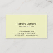 Pegasus Visitekaartje (Achterkant)