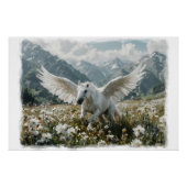 Pegasus voorbereiden op de start perfect poster (Voorkant)