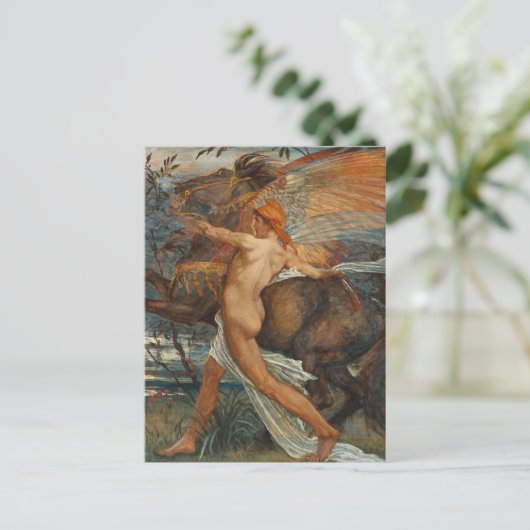 Pegasus | Walter Crane Briefkaart (Staand voorkant)