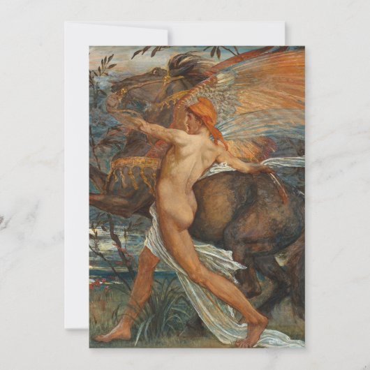 Pegasus | Walter Crane Kaart (Voorkant)