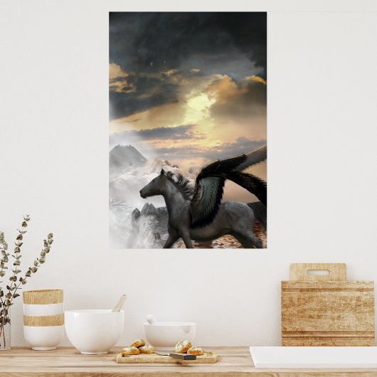 Pegasus Wild Flyer Poster (Keuken)